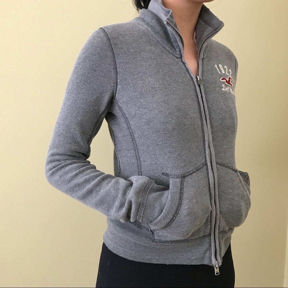 Grey Hollister Jacket